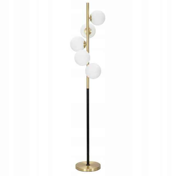 Stojací lampa Glamy Dark, 160 cm