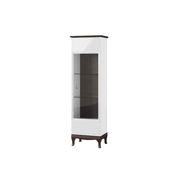 Szynaka Vitrína Massimo 11 62 cm pravá bílá/mocca