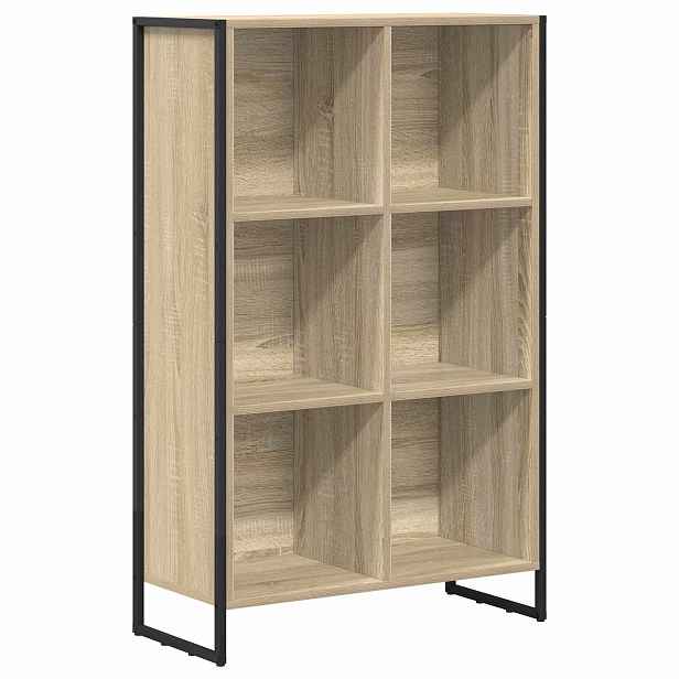 vidaXL Knihovna Dub sonoma 68 x 30 x 108 cm Kompozitní dřevo