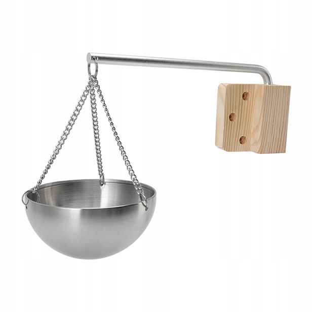 Miska Do Sauny Z Nerezové Oceli Na Esenciální Oleje, Vosky, Krystaly