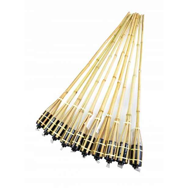 Bambusová pochodeň 120 cm x 10 Ks, zahradní, kulig