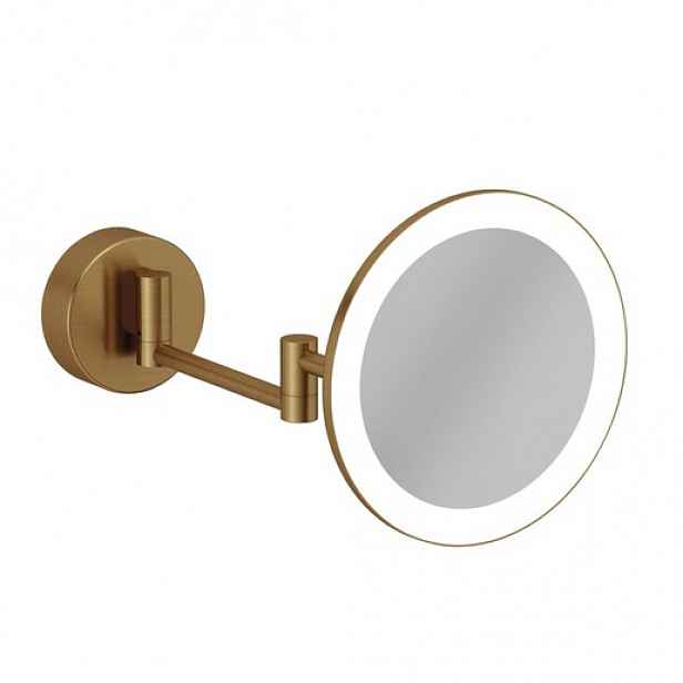 Kludi Vela R kosmetické zrcátko kartáčovaný bronz 58995N1W