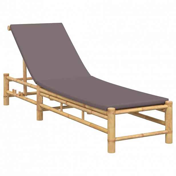 vidaXL Lehátko s polštáři 55x199x30 cm Bamboo