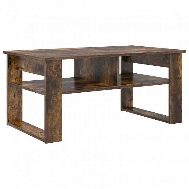 vidaXL Konferenční stolek Kouřový dub 96 x 54 x 44 cm Kompozitní dřevo