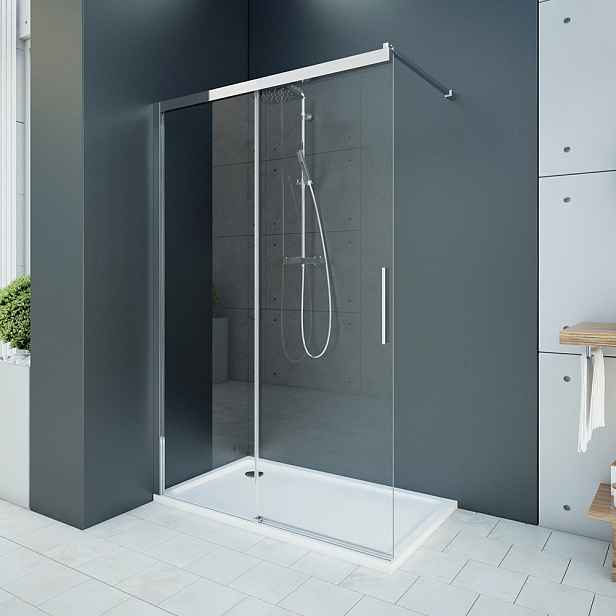 WELLNESS K2 140 Sprchový kout s posuvnými dveřmi 137,5-140cm, sklo 6mm