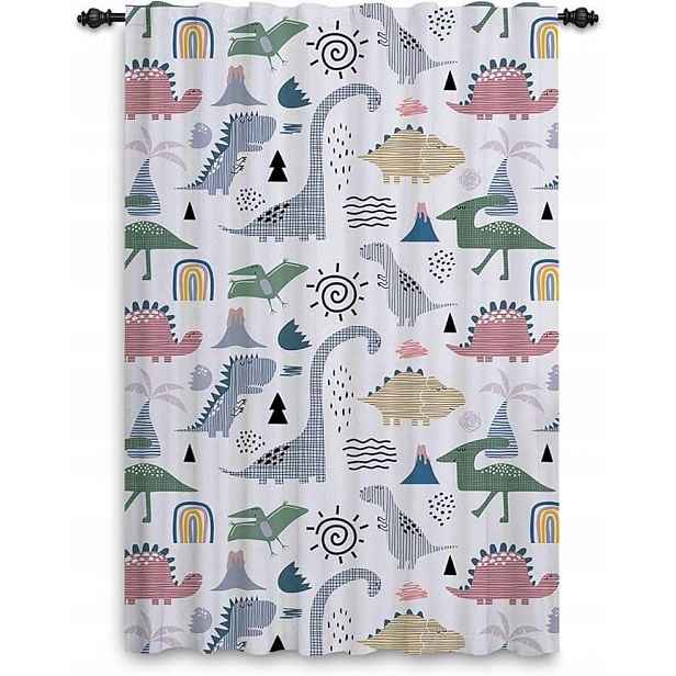 Závěs tunel 132 cm x 214 cm Dinosauři