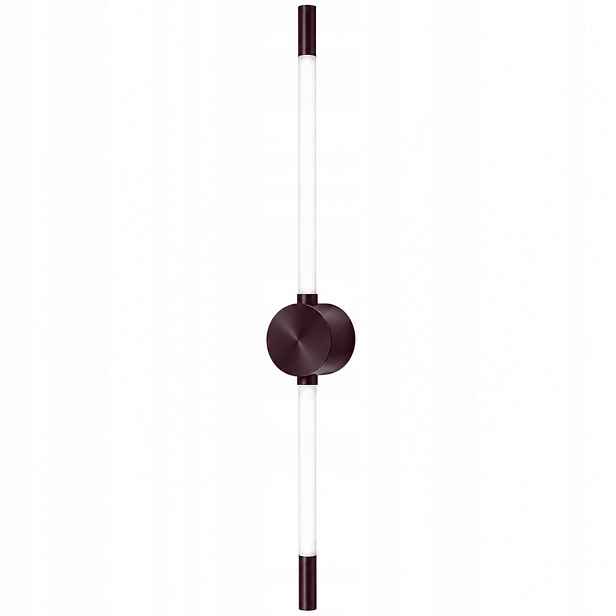 Moderní nástěnná lampa Led 3000K 16W, černá, 80 cm