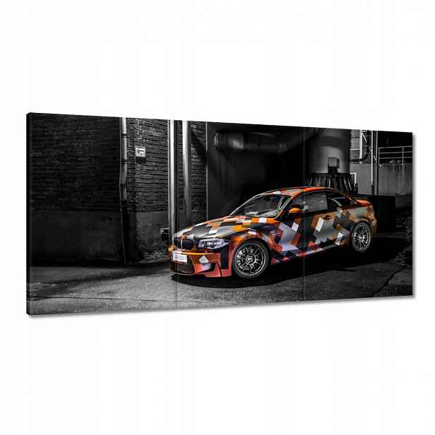 Obrazy 120x60 Oranžové Bmw