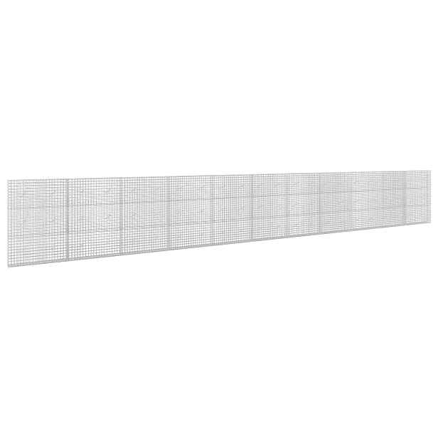 vidaXL Gabion s drátem 3,5 mm a síťkou 5x5 cm 1100x20x150 cm