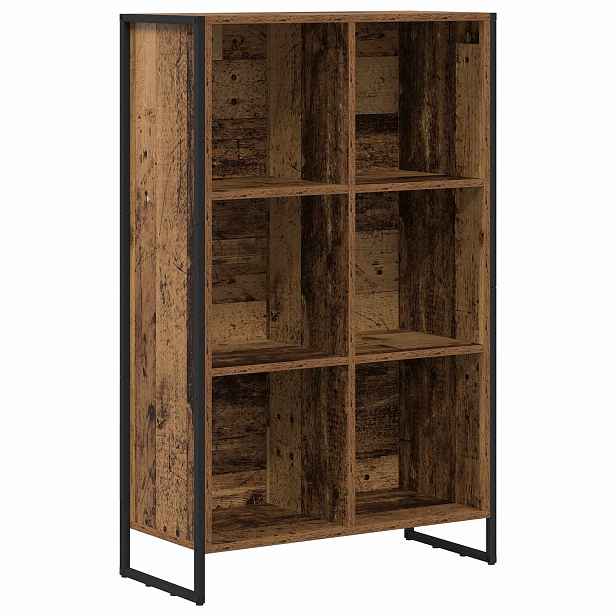 vidaXL Knihovna Staré dřevo 68 x 30 x 108 cm Kompozitní dřevo