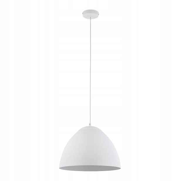 Závěsná lampa Faro bílá Tk Lighting 3192 E27 kovové stínítko 33 cm kuchyně