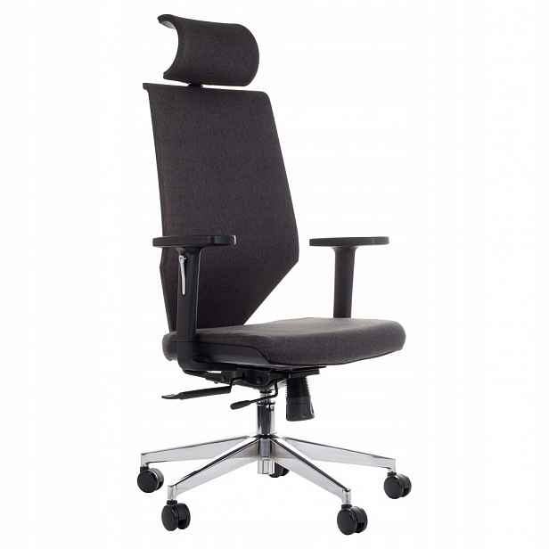 Otočná Kancelářská Židle ZN-805-C tk.26 Ergonomická Černá