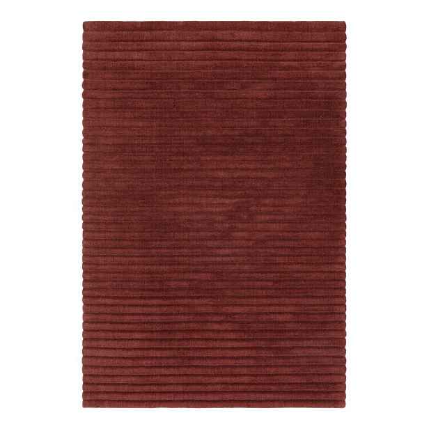 Vínový ručně tkaný vlněný koberec 200x290 cm – Asiatic Carpets
