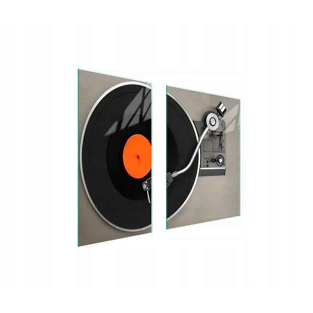 7v1 Skleněná ochranná deska na sporák 75x52 Vinyl
