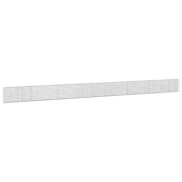 vidaXL Gabion s drátem 3,5 mm a síťkou 5x5 cm 750x10x50 cm
