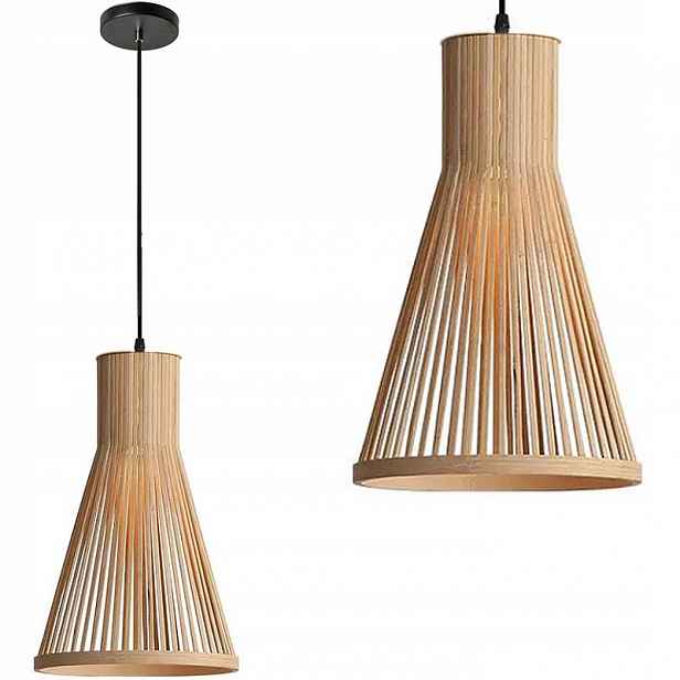 Závěsná Lampa Boho Přírodní Bambusová Toolight Japandii Jednobarevná Béžová