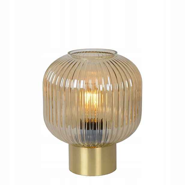 Zlatá stolní lampa Maloto s teplým leskem do kanceláře 20/62/Lucide