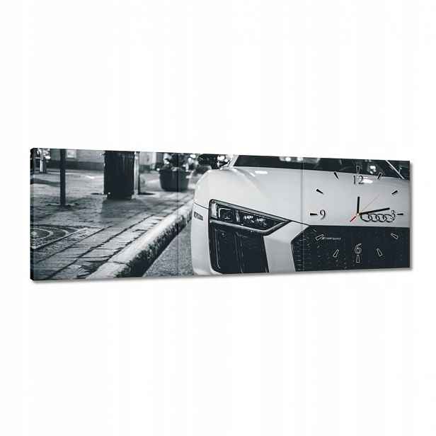 Hodiny 90x30 Audi Krásné auta