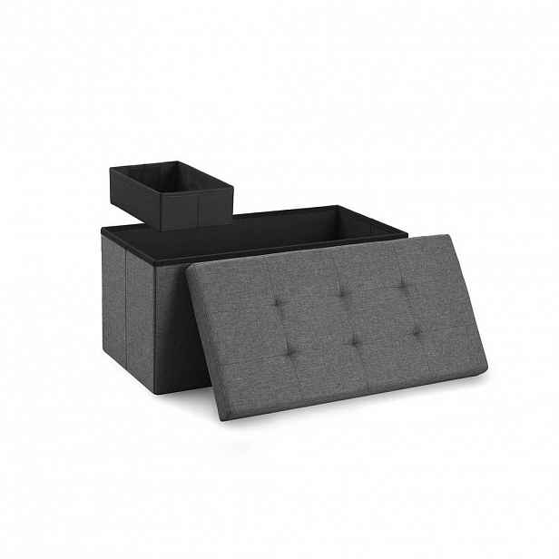 Blumtal SEDACÍ LAVICE 76/38/38 cm + box navíc, anthracit