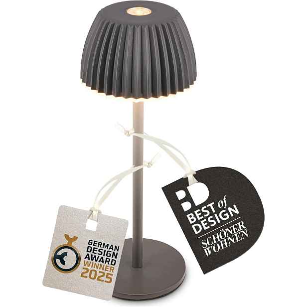 Briloner Riffle Nano Led Stolní Lampa Bezdrátová IP44 Stmívač