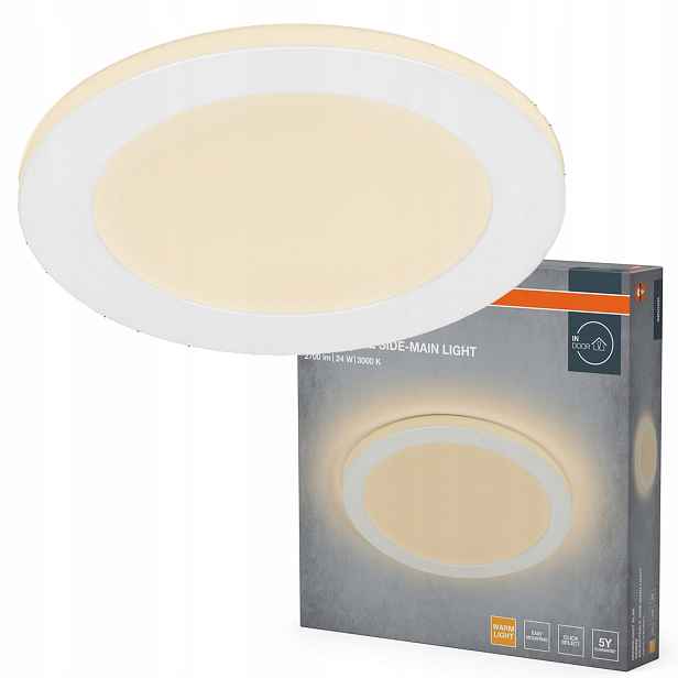Kulaté Stropní Svítidlo Stropní Led svítidlo 24W 2000lm 3000K Podomítkové Osram