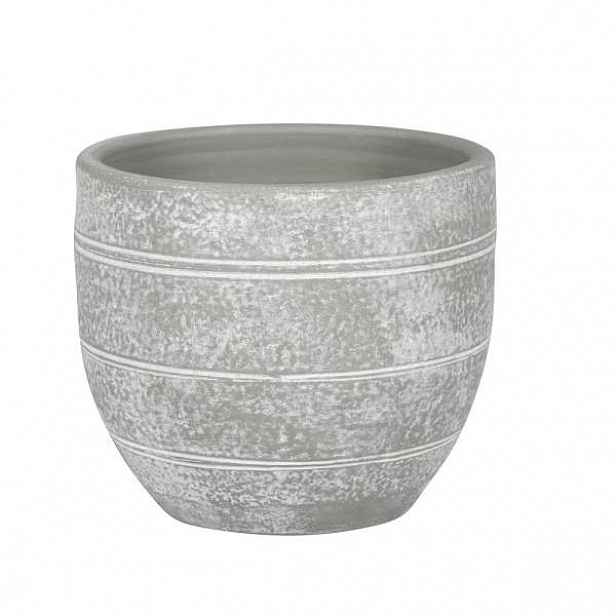 Obal GIRONA 1-01E keramika světle šedý 14cm