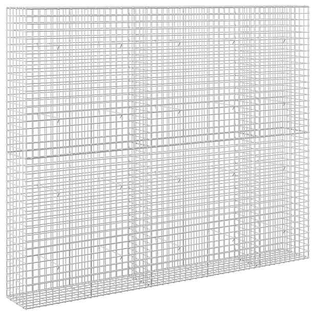 vidaXL Gabion s drátem 3,5 mm a síťkou 5x5 cm 250x30x200 cm