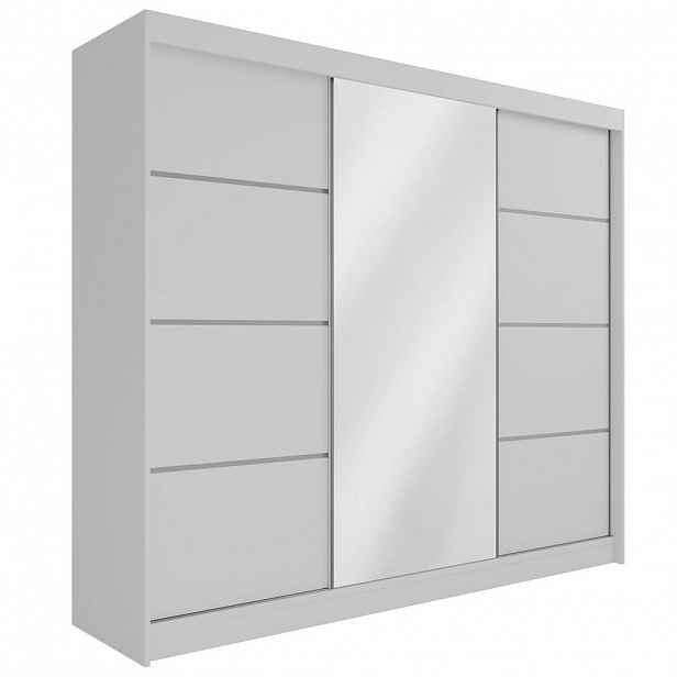 ALTDECOR ŠATNÍ SKŘÍŇ PAOKI – 250 cm – bílá