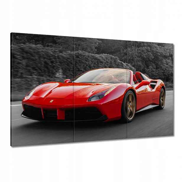 Obrazy 120x80 Červené Ferrari Fura