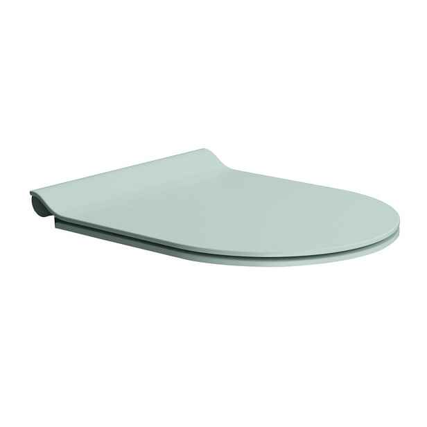 GSI WC sedátko, SLIM, Soft Close, Quick Release, ghiaccio mat/chrom