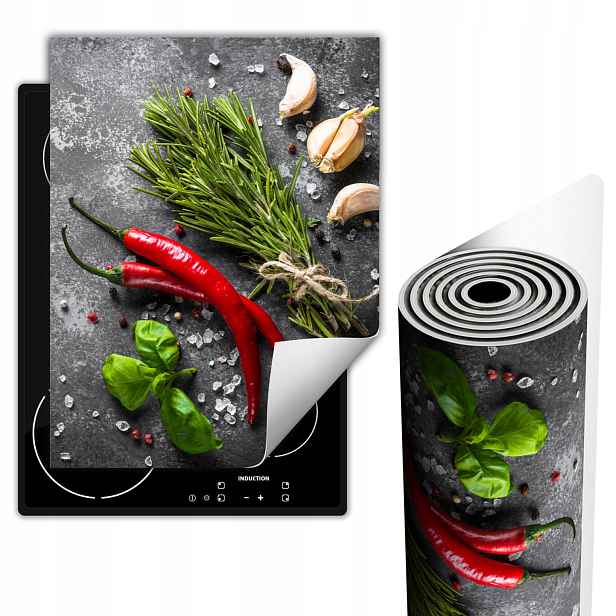 Ochranná Podložka Na Kuchyňské Desky Dekorace 40x52 cm Chilli koření