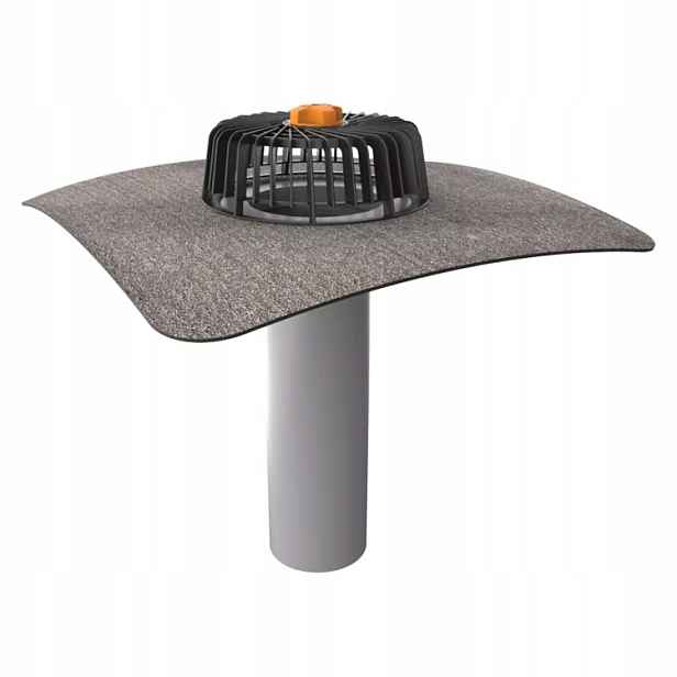 Střešní vpusť Topwet 110 mm šedá