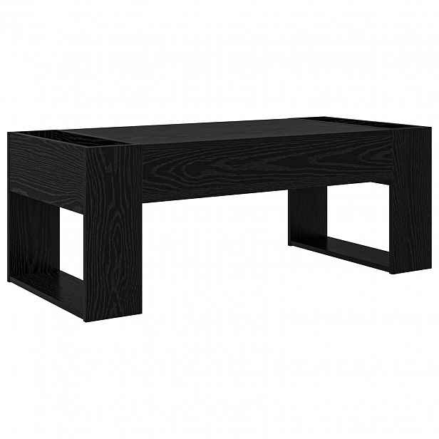 vidaXL Konferenční stolek Černý dub 110 x 50 x 41 cm Kompozitní dřevo