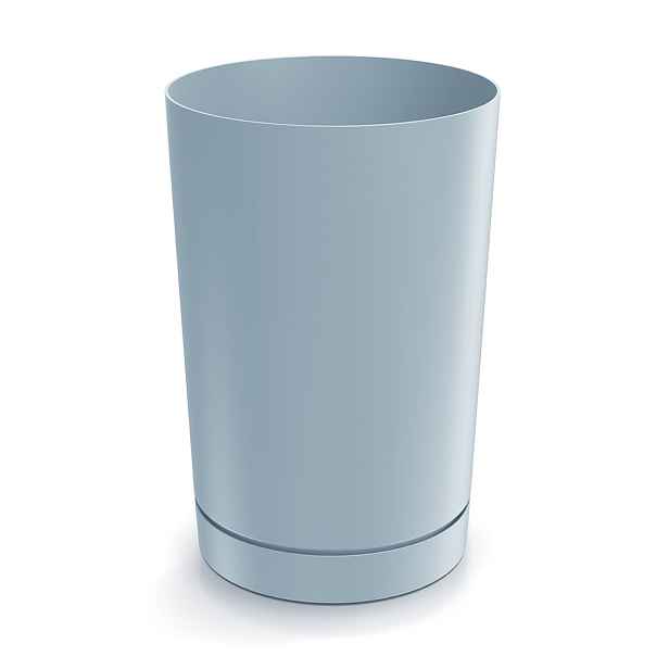 Prosperplast Plastový květináč TUBOS 30 cm světle šedý