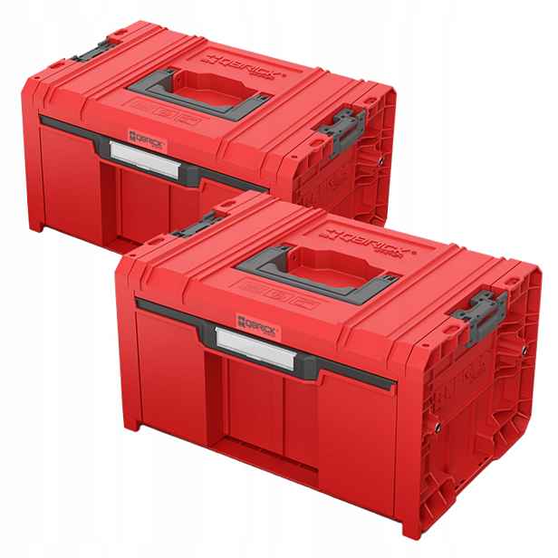 Qbrick System Pro Drawer1 Toolbox2.0 Basic Red Ultra Hd Custom box x2