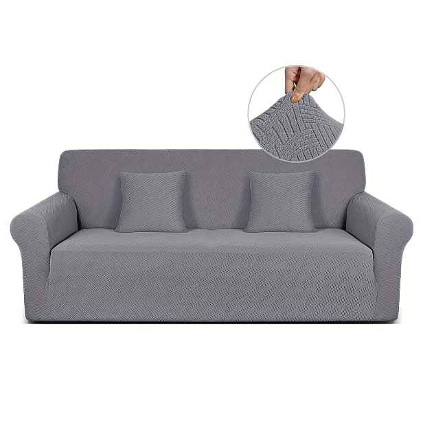 TEMU Zesílený žakárový potah na pohovku, elastický potah na gauč, návlek na pohovku, vhodný pro domácí mazlíčky, obývací pokoj, domácí dekorace