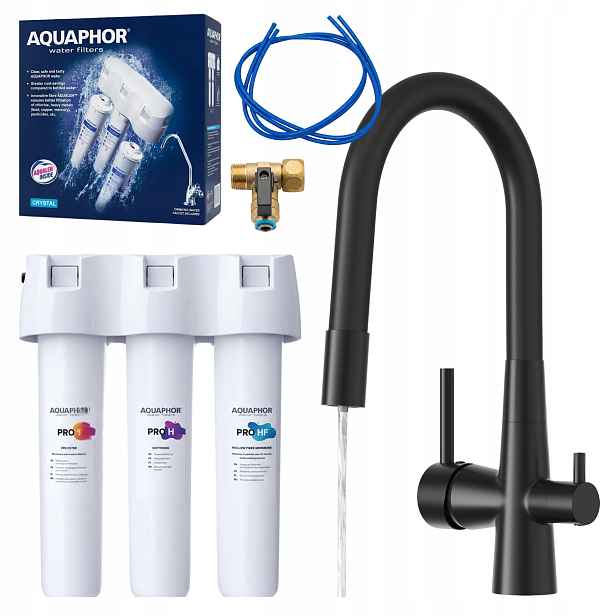 Kuchyňská stojánková baterie Granitan Fluo Filtr Na Vodu Aquaphor Eco H Pro