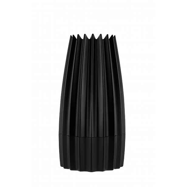 Mlýnek na sůl a pepř, černý, prům. 7.5 cm - Alessi