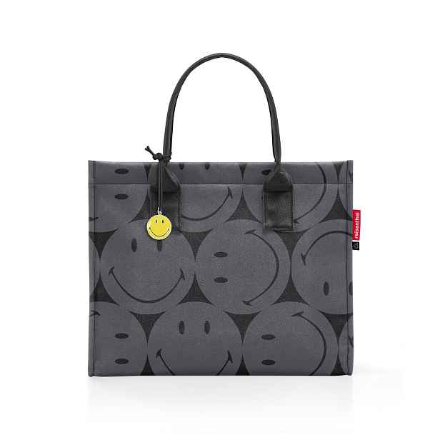Stylová kabelka Reisenthel Daily Shopper Smiley® grey