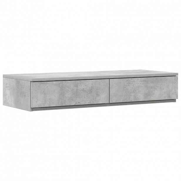 vidaXL Zásuvky pod postel Betonově šedá 100 x 36,5 x 16,5 cm