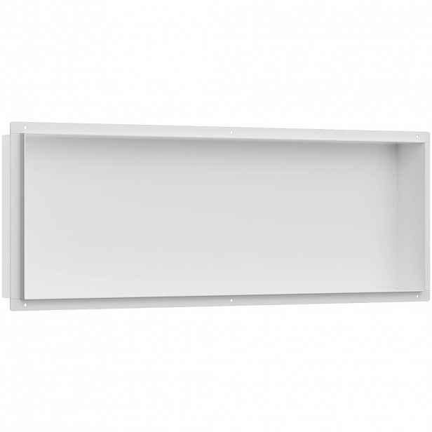 Zápustná polička/nika do obkladu - bílá matná - 60x20x10 cm