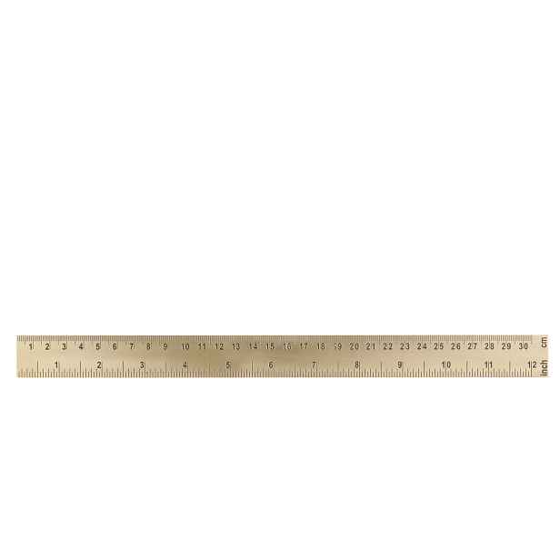 Mosazné pravítko Ruler brass - 31,5 cm Chic Antique