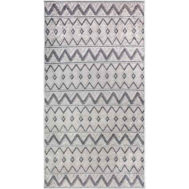 Šedý pratelný běhoun 80x200 cm Zig Zag – Vitaus