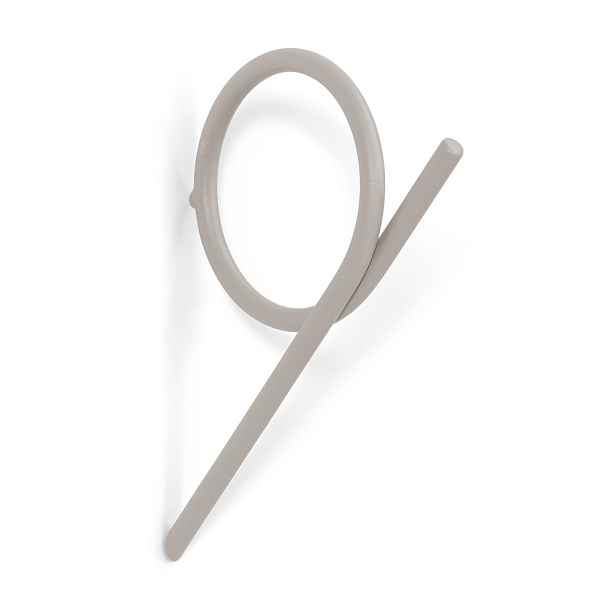 Taupe nástěnný ocelový háček Tuba S – Spinder Design