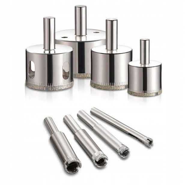 Drel Diamantové Děrovačky Gres, Sklo 4-65 mm
