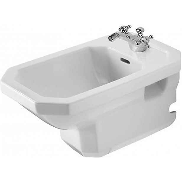 Duravit 1930 - Závěsný bidet 360x580 mm, WonderGliss, bílá 02661000001