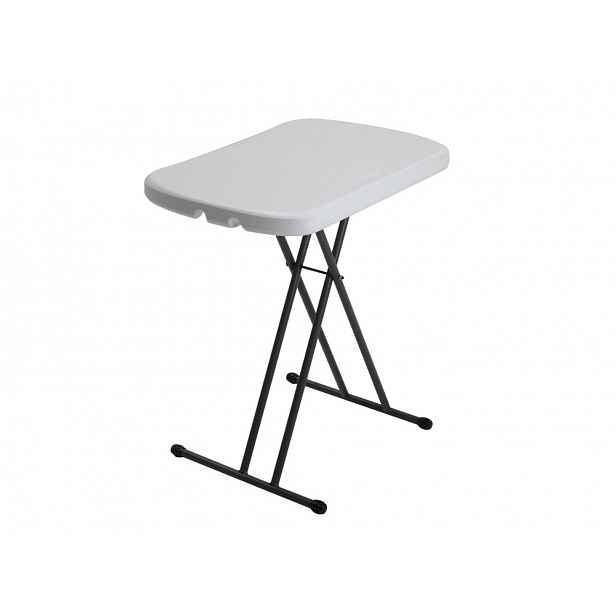 Skládací příruční stolek bílá / černá
