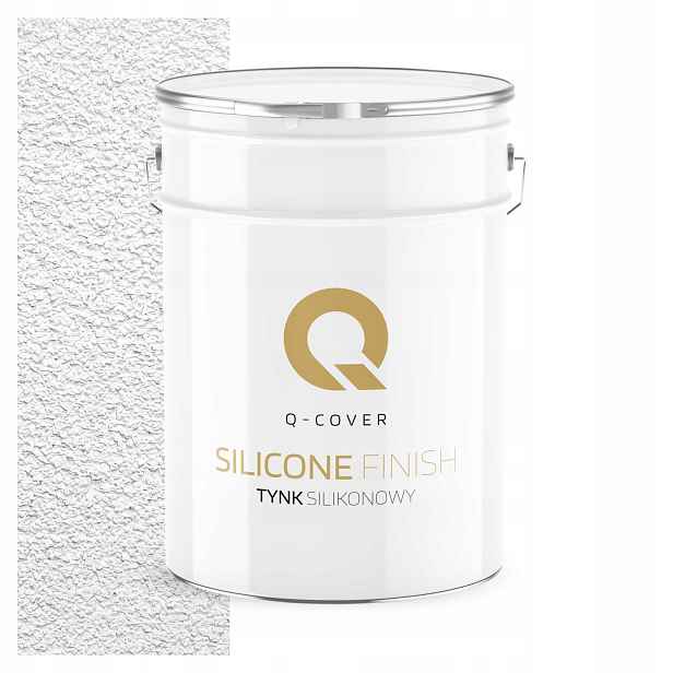 Silikonová Fasádní Omítka Bílá Teplá 15 Kg Beránek Granulace 2.0 mm F101