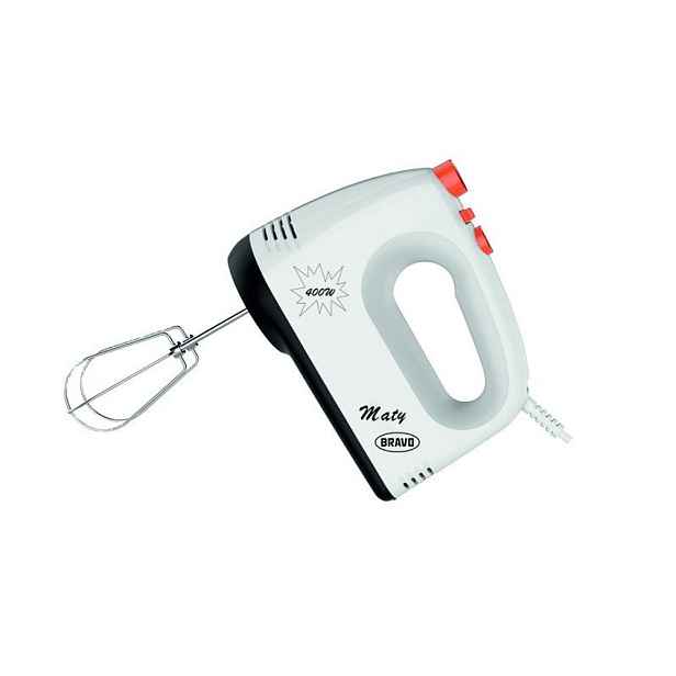 šlehač ruční BRAVO B-4817 MATY, 400W, 5rychl., 2+2metly