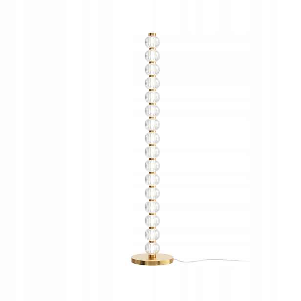 Stojací lampa Art Deco zlatá Led 33W Amulet Maytoni